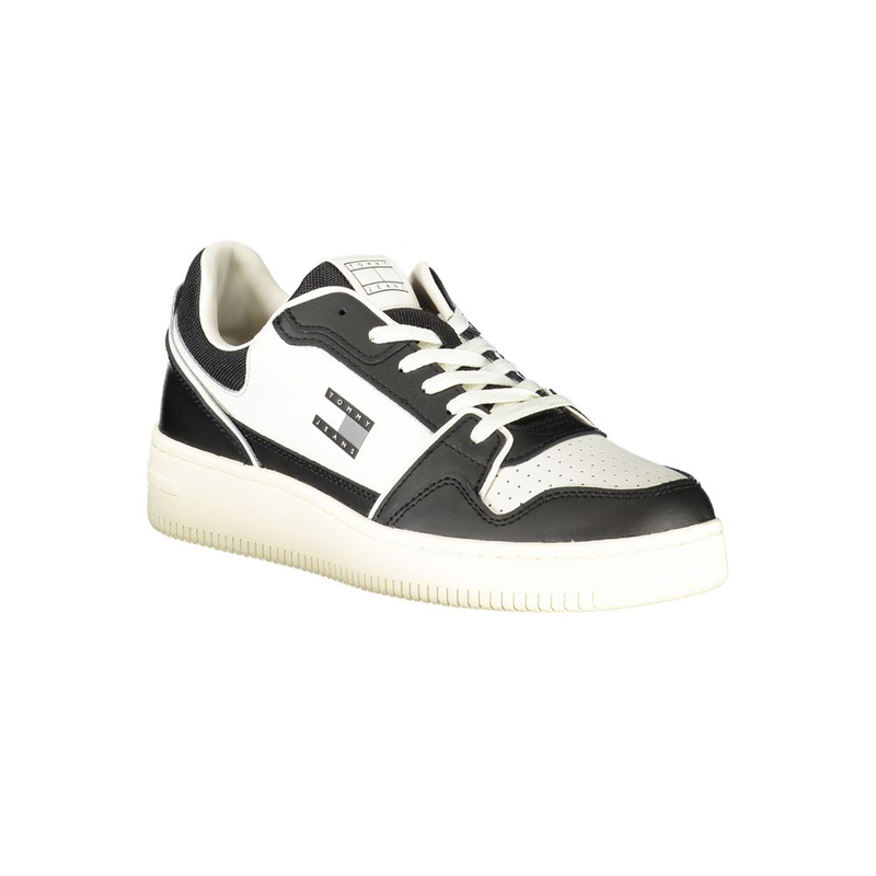 Black polyurethane men sneaker-null