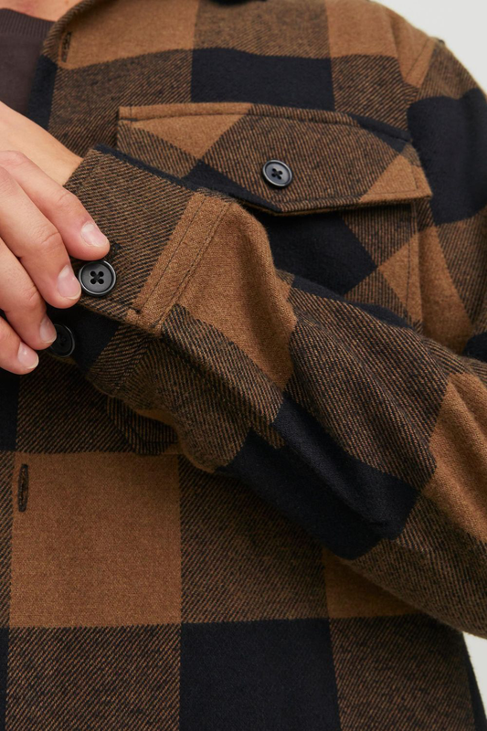 Jack& jones roy checked overshirt-null