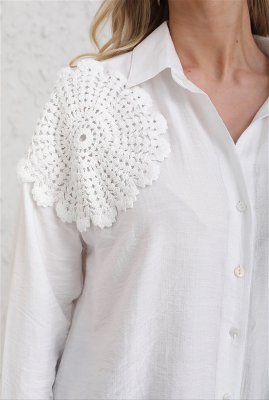 Product image: Shirt crochet flower-null
