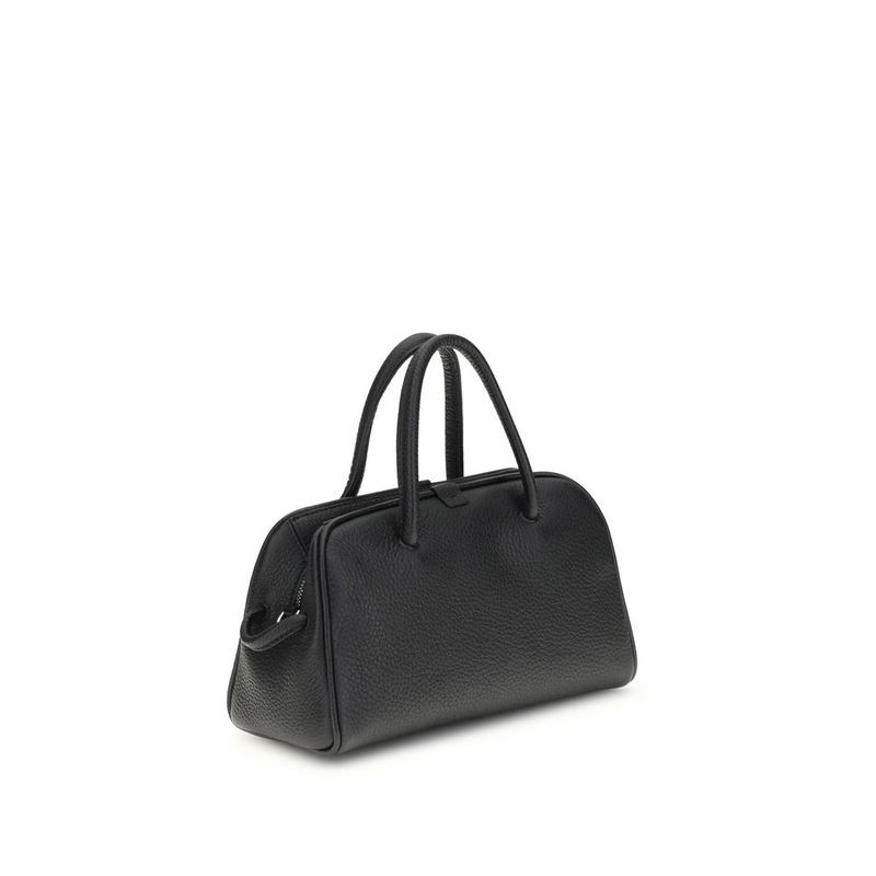 Black calf leather bos taurus handbag-null