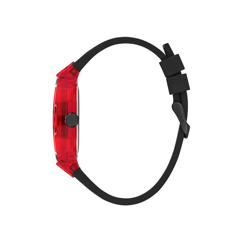 Black synthetic sport watch-null