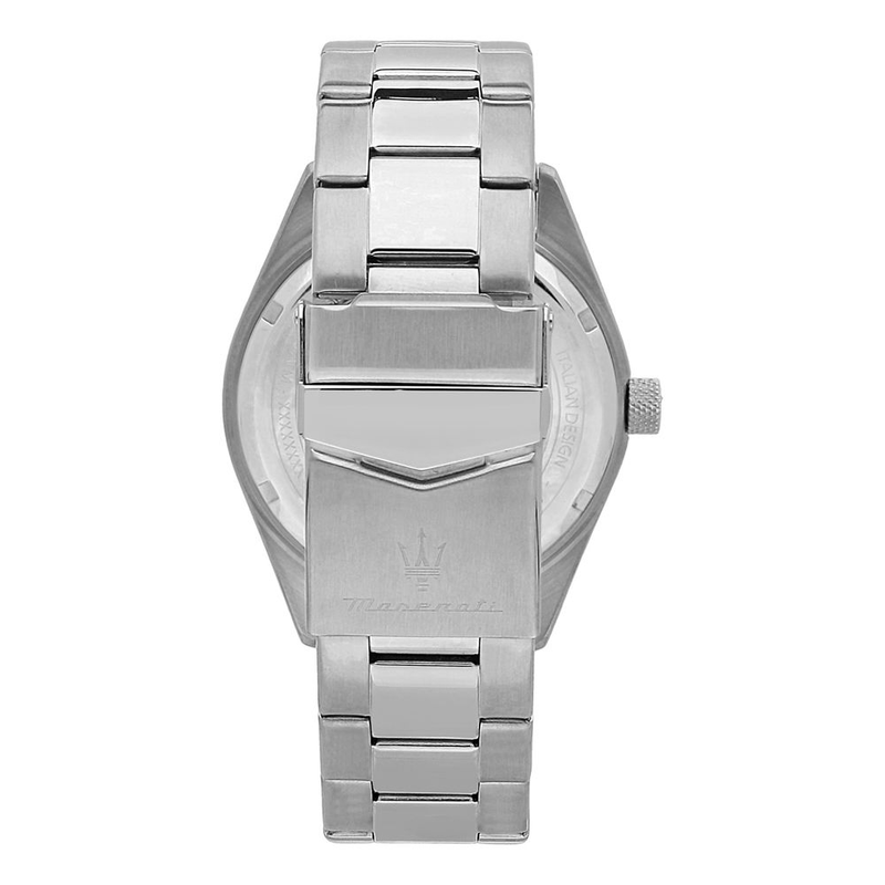 Silver stainless steel dress watch-null