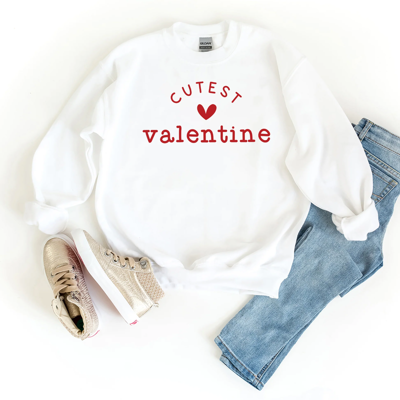 Cutest valentine sweatshirt-null