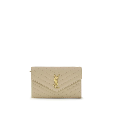 Beige calf leather bos taurus shoulder bag, Beige, medium