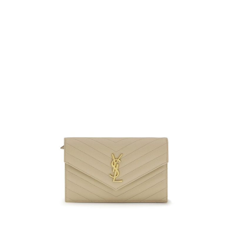 Beige calf leather bos taurus shoulder bag-null