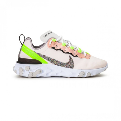 Nike wmns react element 55 premium, Soft Pink / Black Nike wmns react element 55 premium, Soft Pink / Black, medium