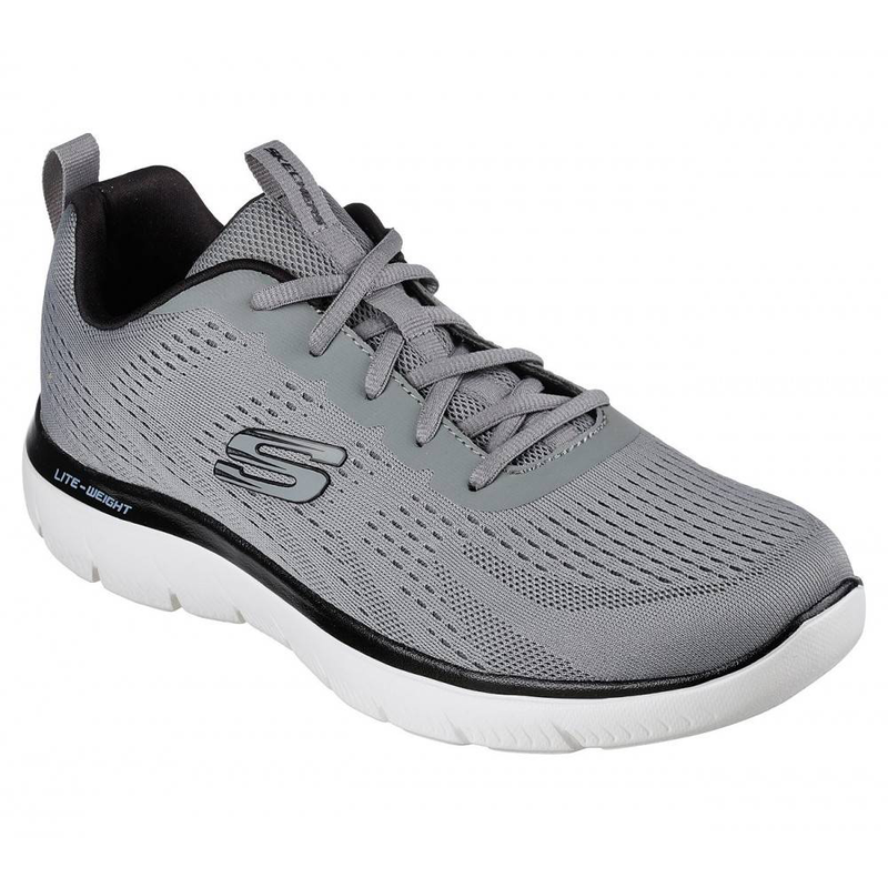 Summits engineered mesh lace up w/ memory foam mens shoes image number null