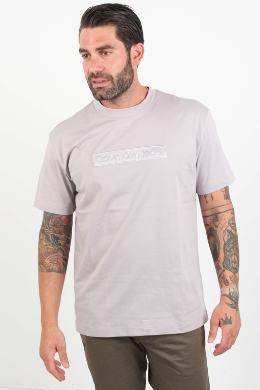 Embroidered box tee-null