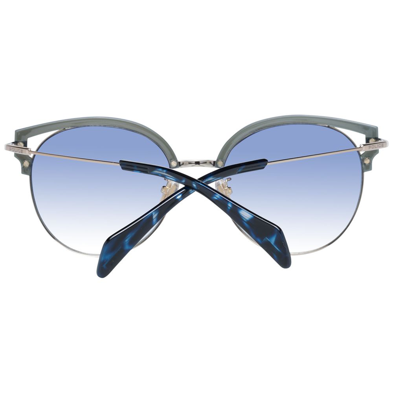 Blue metal & plastic sunglasses-null