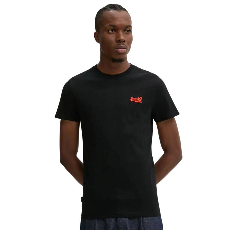 Organic cotton essential logo embroidered t-shirt-null