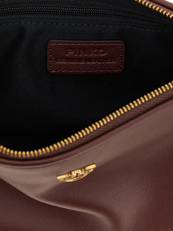 Bordeaux cowhide crossbody bag-null