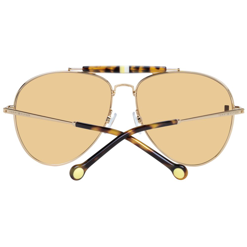 Gold metal sunglasses-null