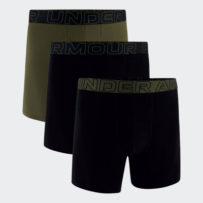 Mens performance cotton 6in, Kkhaki, medium