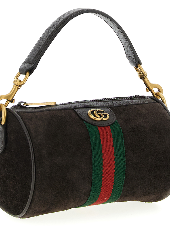 Brown calfskin handbag-null