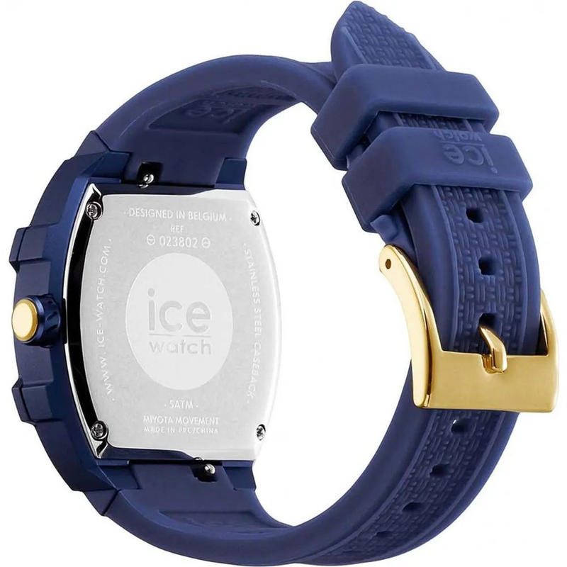 Bicolor synthetic dress watch-null