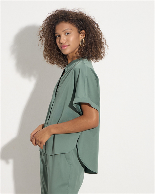 Cotton mao shirt-null