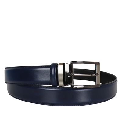 Koniarisshoes ανδρική ζώνη, Blue Δερμα, medium