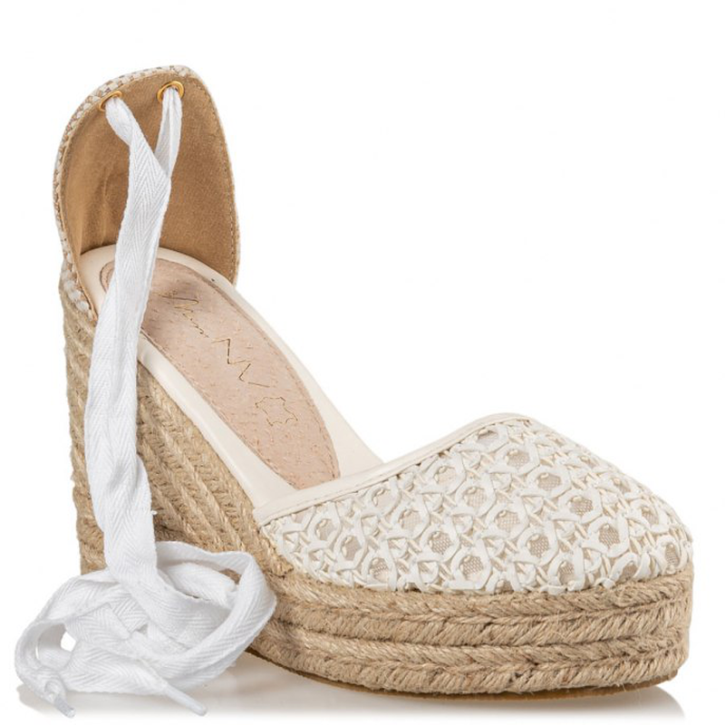 Miss nv espadrilles, white-null