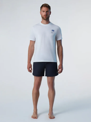 Lvdst short w/graphic bermuda mens navy blue 34, Navy Blue, medium