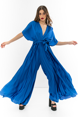 Pagoda jumpsuit blue