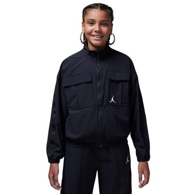 Girls jumpman woven taping jacket
