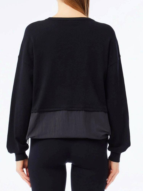 Liu Jo loose knitted crew top-null