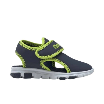Wave glider III infant sandals, Navy / Volt, medium