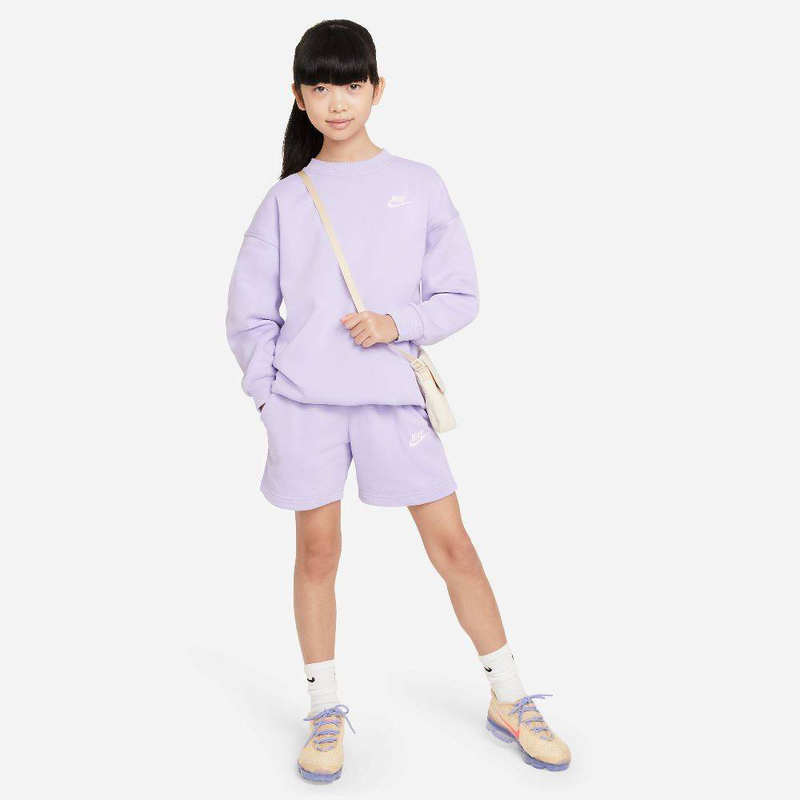 Girls nike sportswear club french terry short-null
