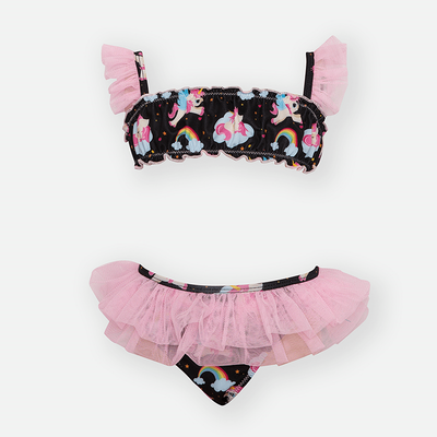 Baby girl unicorn bikini, , medium