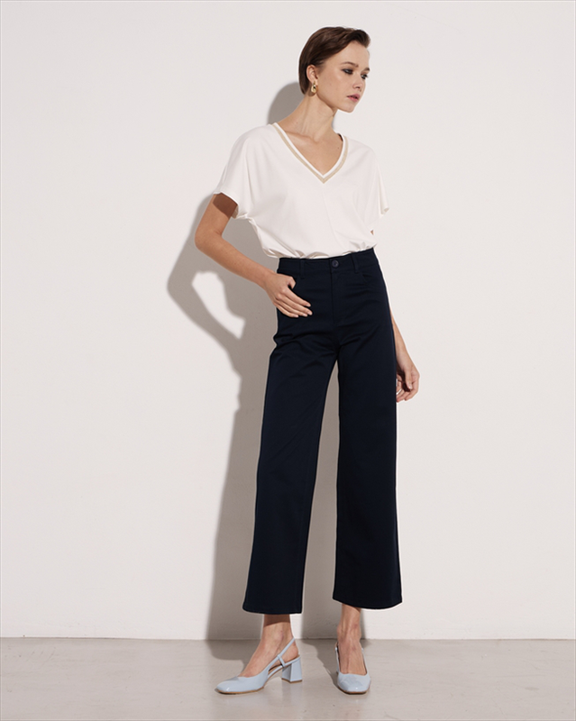 Trouser cotton cropped-null