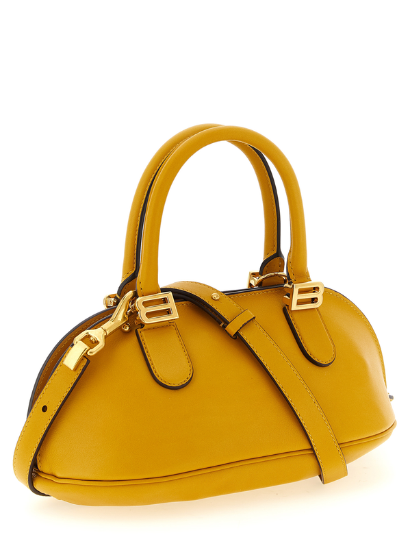 Bicolor calfskin handbag-null