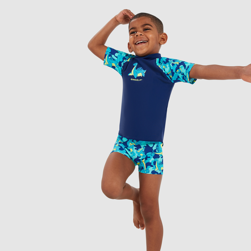 Product image: Speedo infant boysshort sleeve printed rash top set (11883-g-null