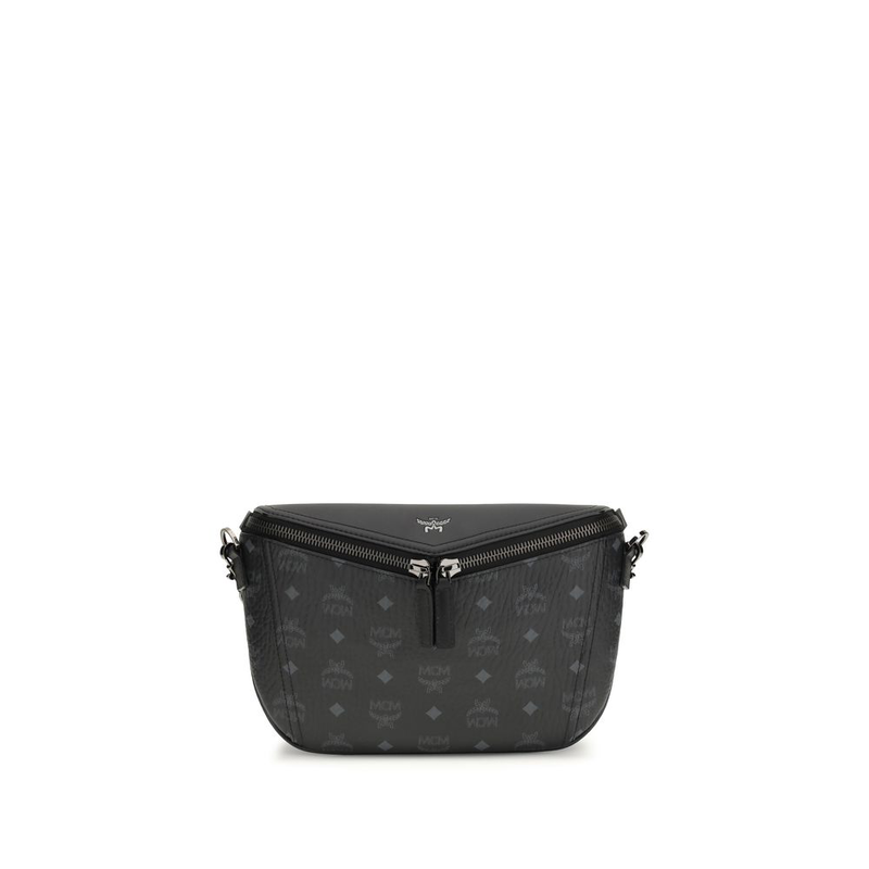 Black calf leather bos taurus shoulder bag-null
