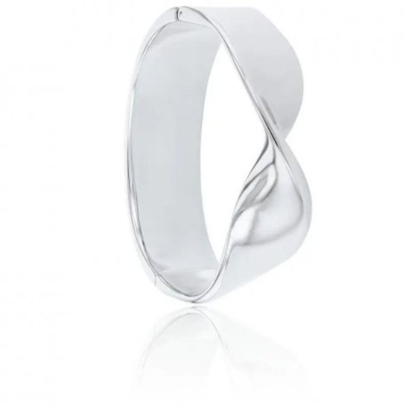 Calvin Klein ethereal metals ss bangle bracelet, , medium image number null