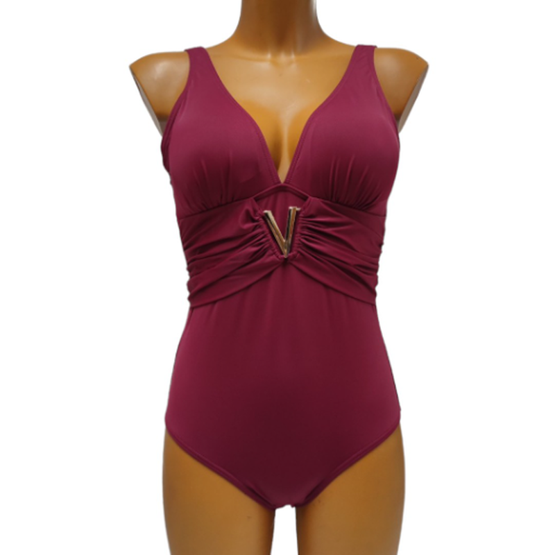 Womens one piece swimsuit #bz77019-null