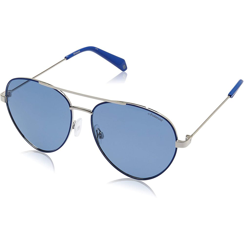Blue metal sunglasses-null