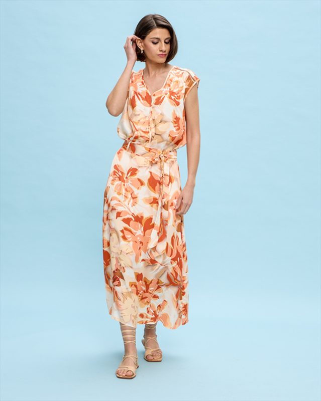Long skirt printed image number null