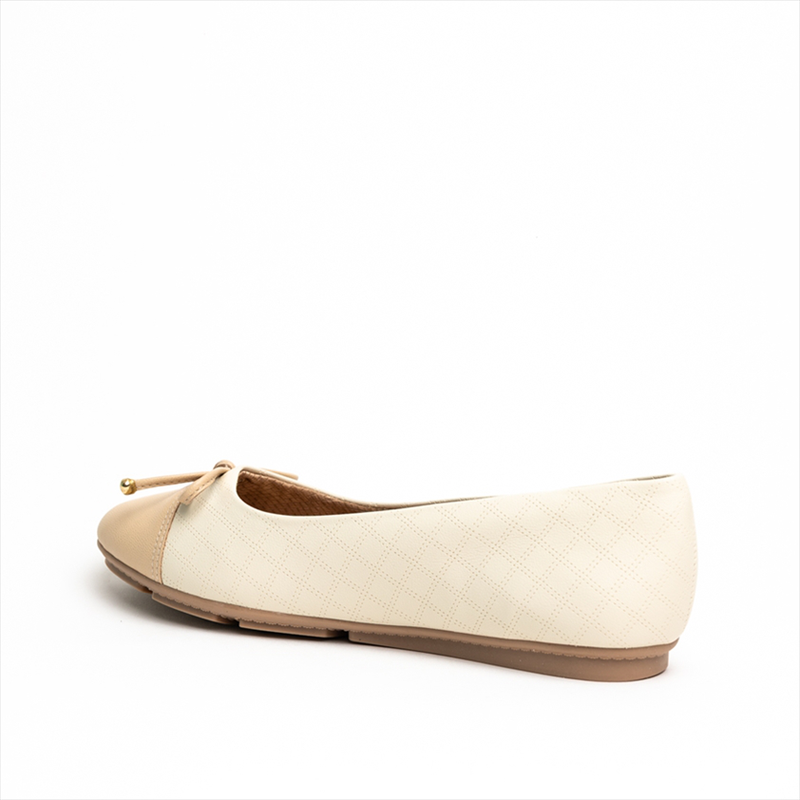 Piccadilly anatomic ballerina flat pumps with a bow-null