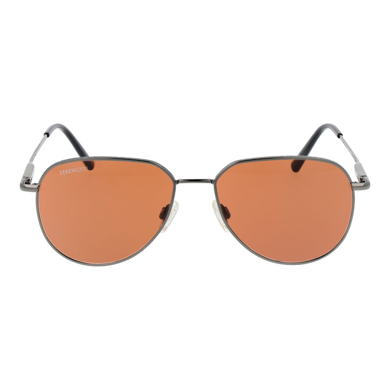 Gray metal sunglasses-null