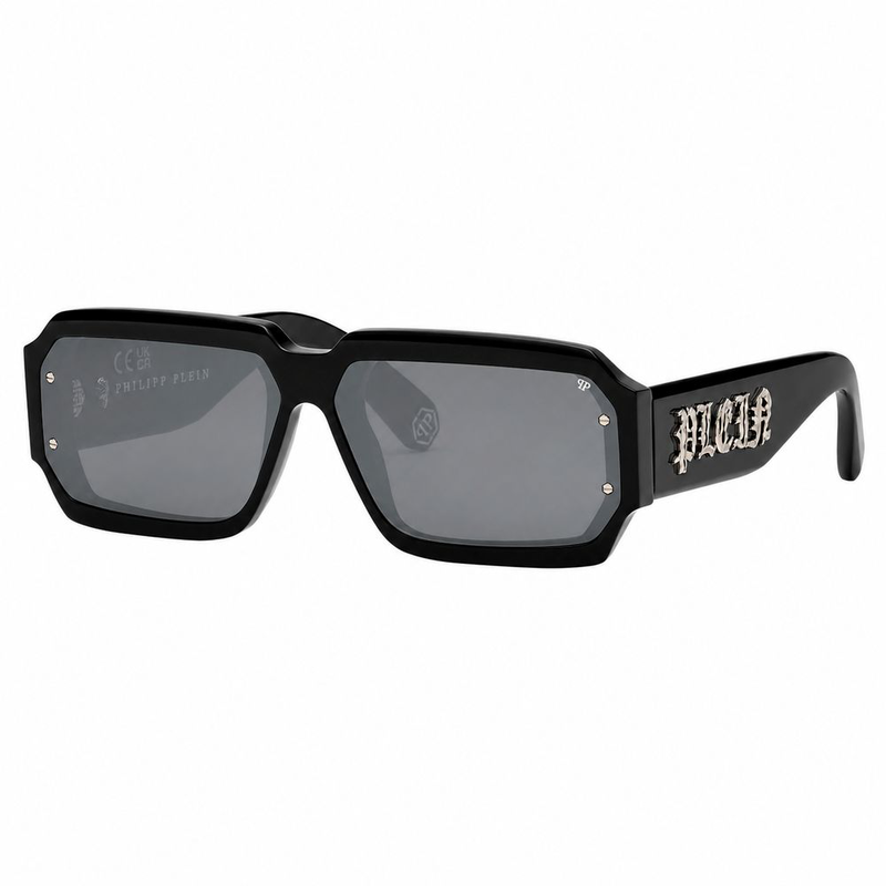 Black acetate sunglasses-null
