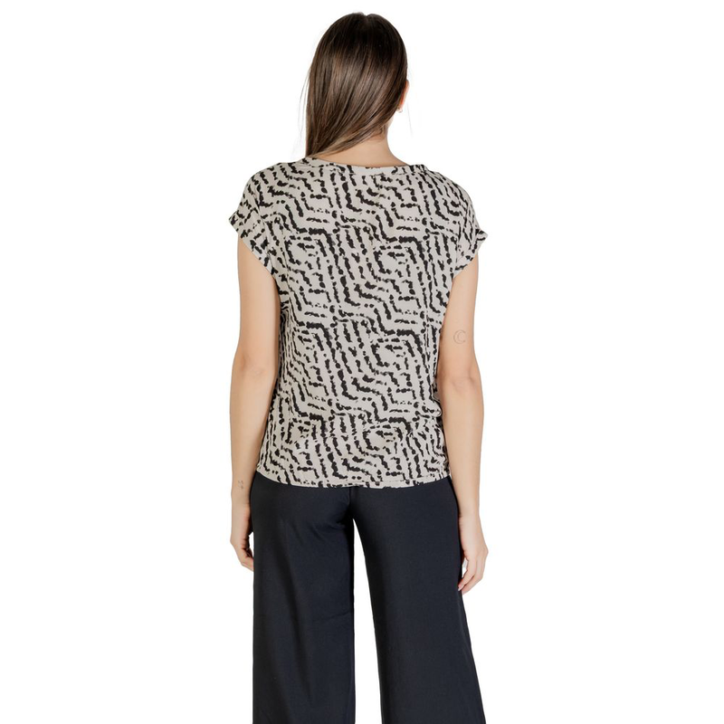 Beige viscose blouse-null