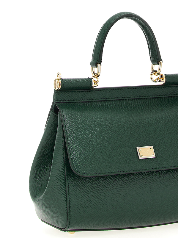 Bicolor calfskin handbag-null