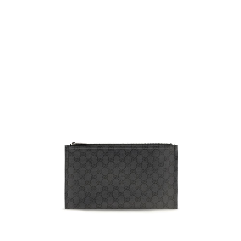 Black fabric shoulder bag-null