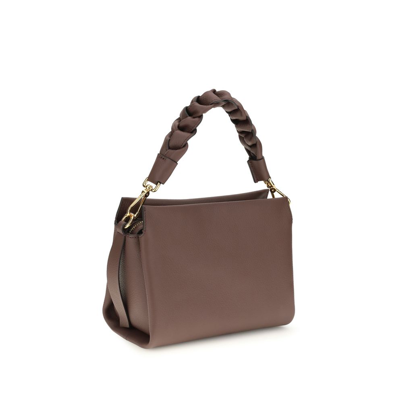 Bicolor calf leather bos taurus handbag-null
