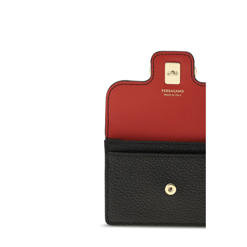 Black calf leather bos taurus wallet-null