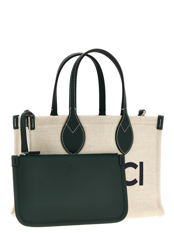 Multicolor polyethylene tote bag-null