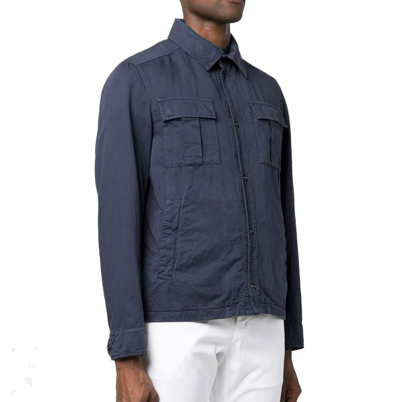 Blue cotton jacket-null