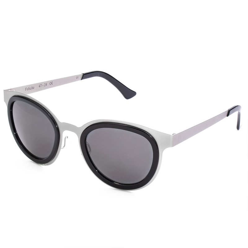 Gray stainless steel sunglasses-null