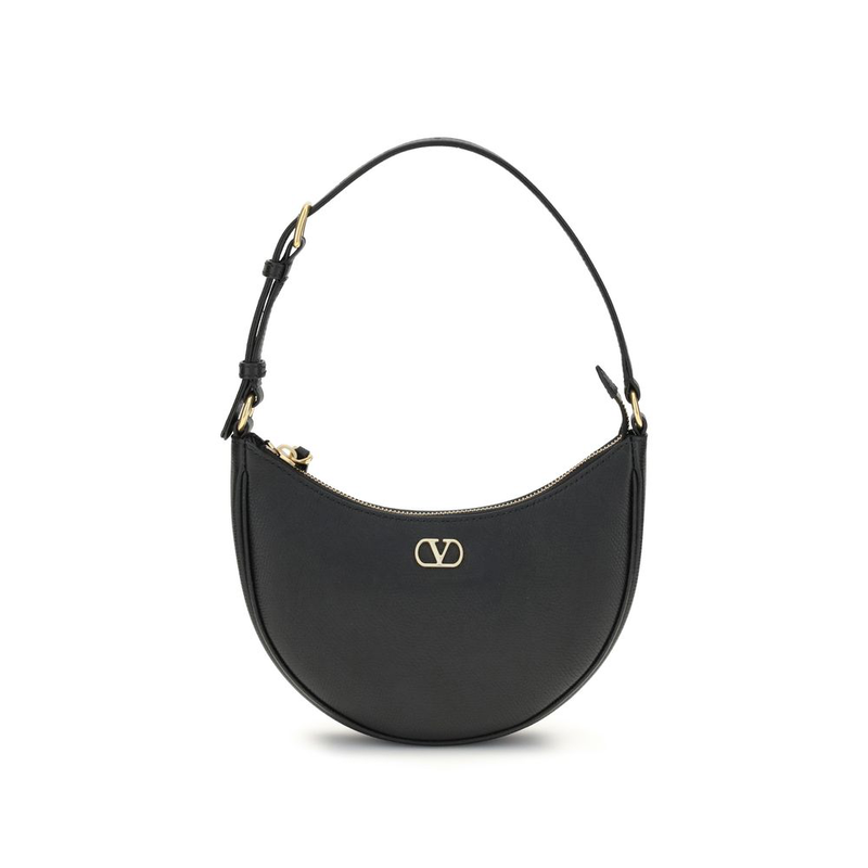Black calf leather bos taurus shoulder bag-null