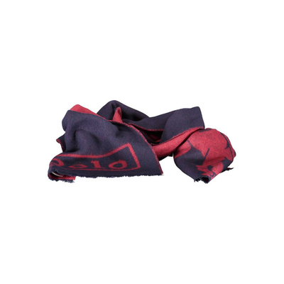 Blue wool men scarf, Blue, medium